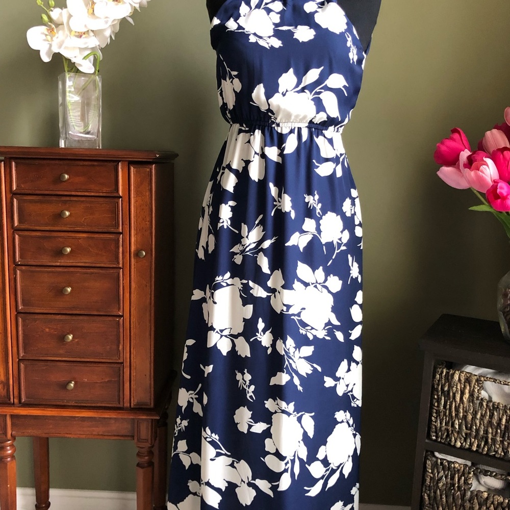 Navy Blue Maxi dress XS